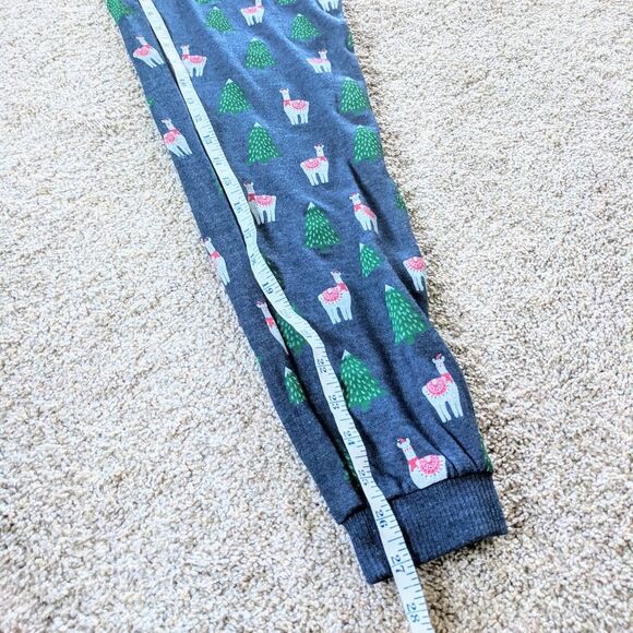 NWT Navy Chaser Christmas Tree Llama Joggers - Picture 10 of 12